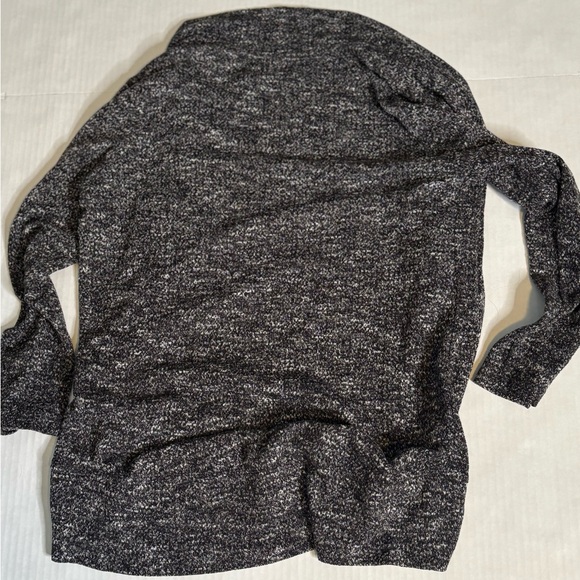 Aeropostale Black Marled Open-Front Women's Cardigan medium - Picture 2 of 6